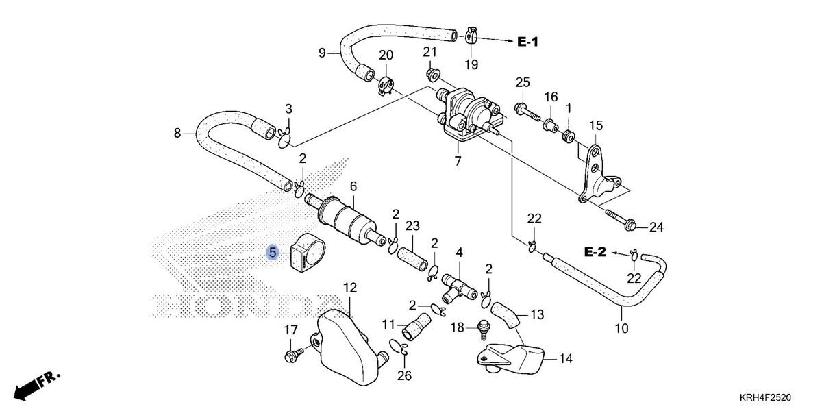 Honda OEM part 16905-KRH-900