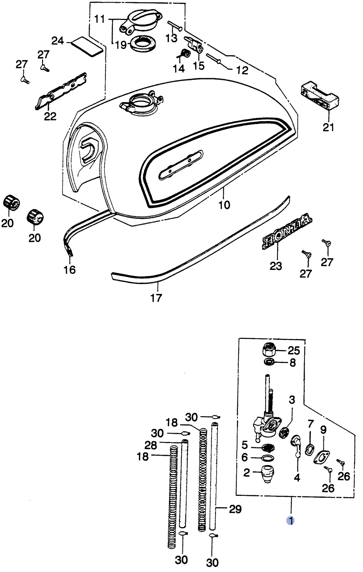 Honda OEM part 16950-292-000