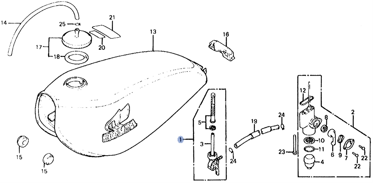 Honda OEM part 16950-GF6-015