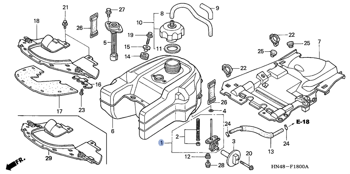Honda OEM part 16950-HN7-003