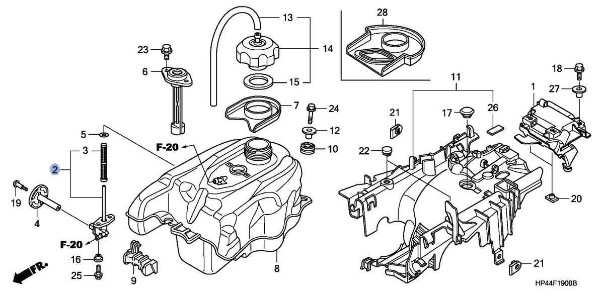 Honda OEM part 16950-HP5-601