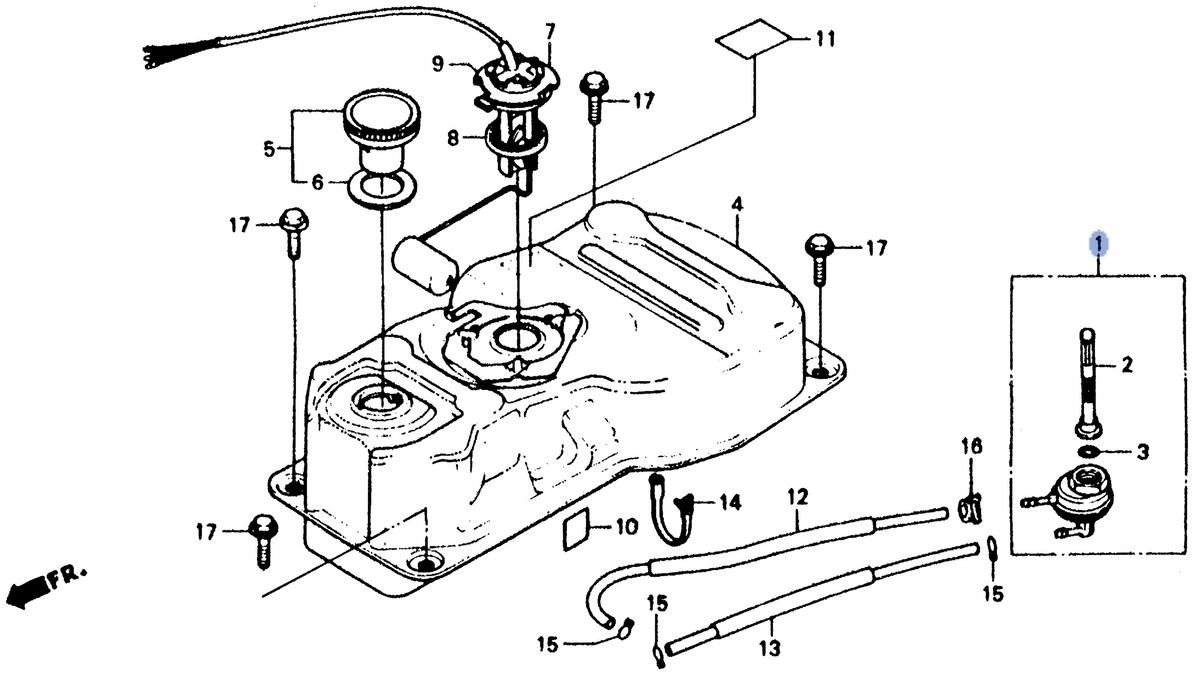 Honda OEM part 16950-KJ9-752