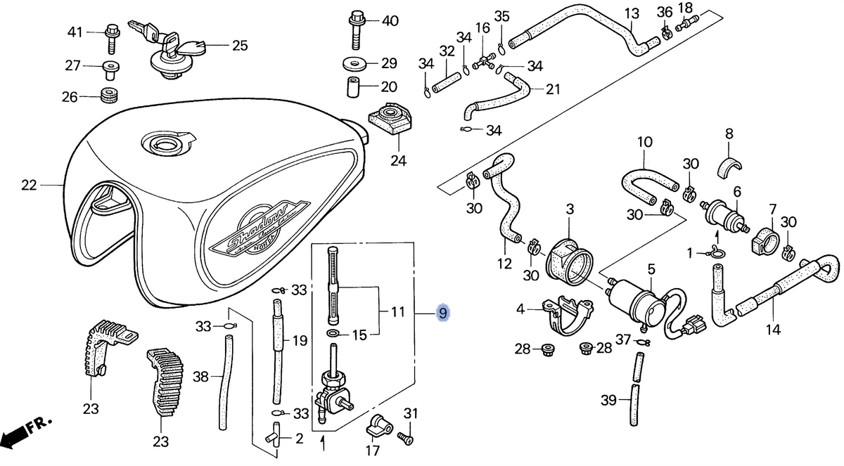 Honda OEM part 16950-MAH-023
