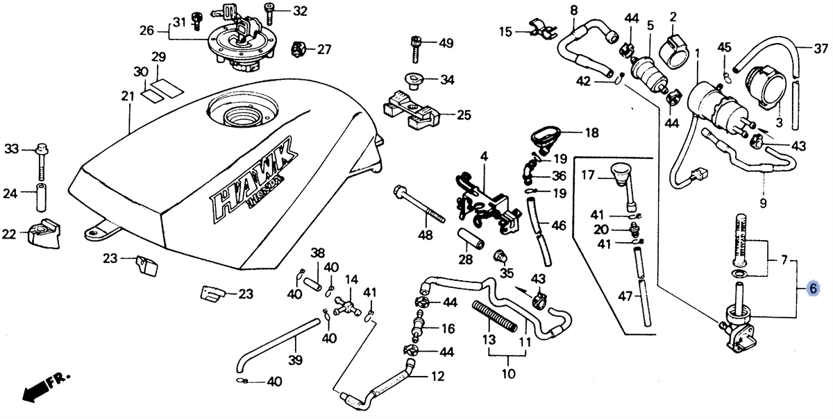 Honda OEM part 16950-MN8-013
