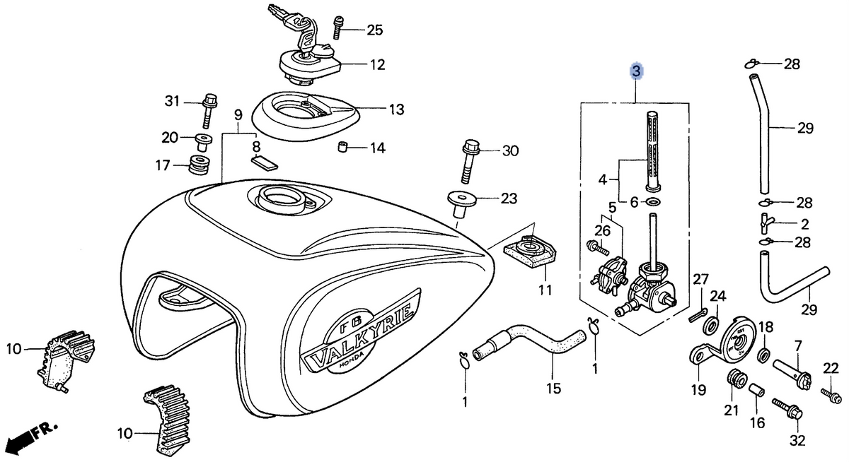 Honda OEM part 16950-MZ0-033