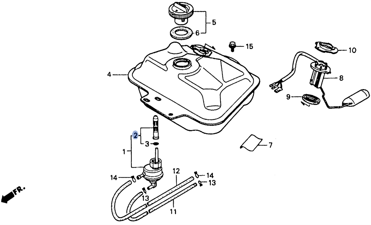 Honda OEM part 16952-GS7-950