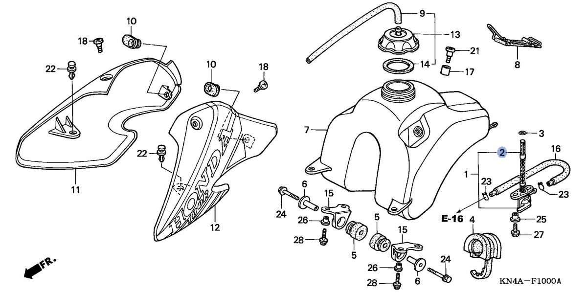Honda OEM part 16952-HM7-003