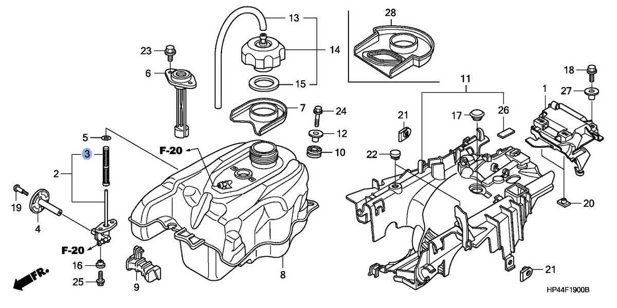 Honda OEM part 16952-HP5-601