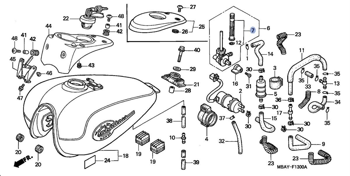 Honda OEM part 16952-MBA-003