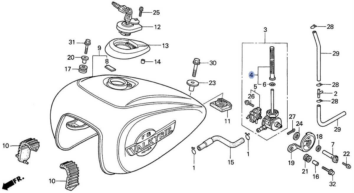 Honda OEM part 16952-MZ0-003