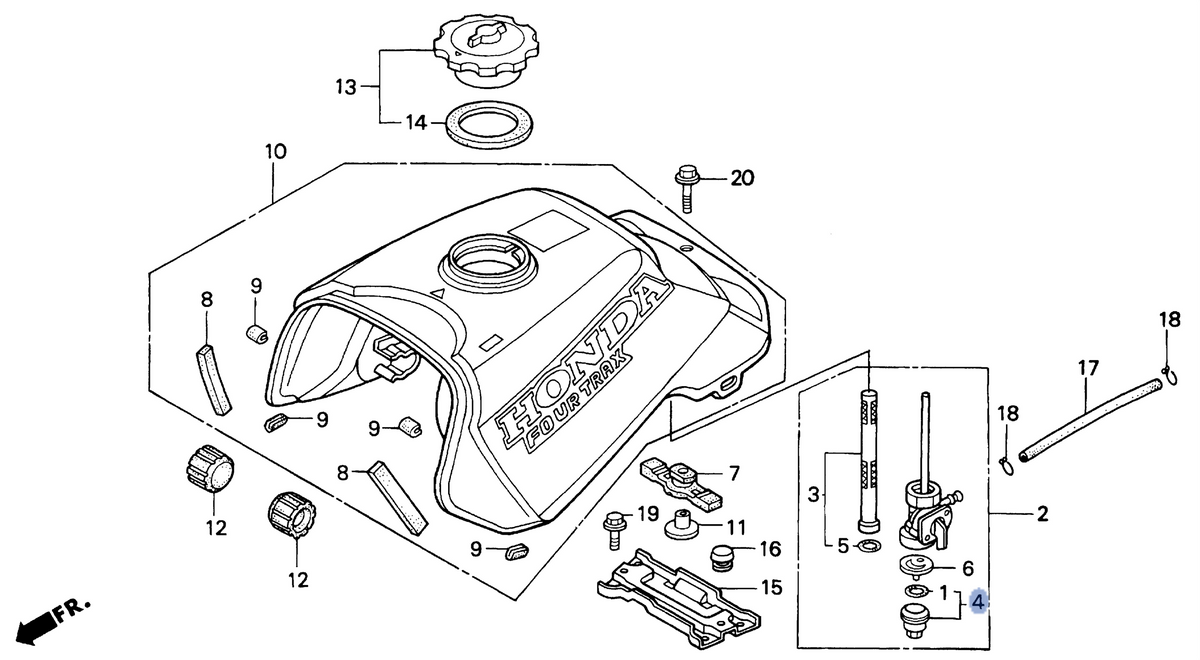 Honda OEM part 16953-GG2-731