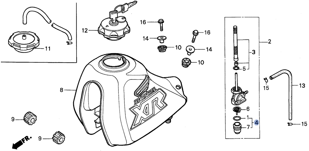 Honda OEM part 16953-GT4-305