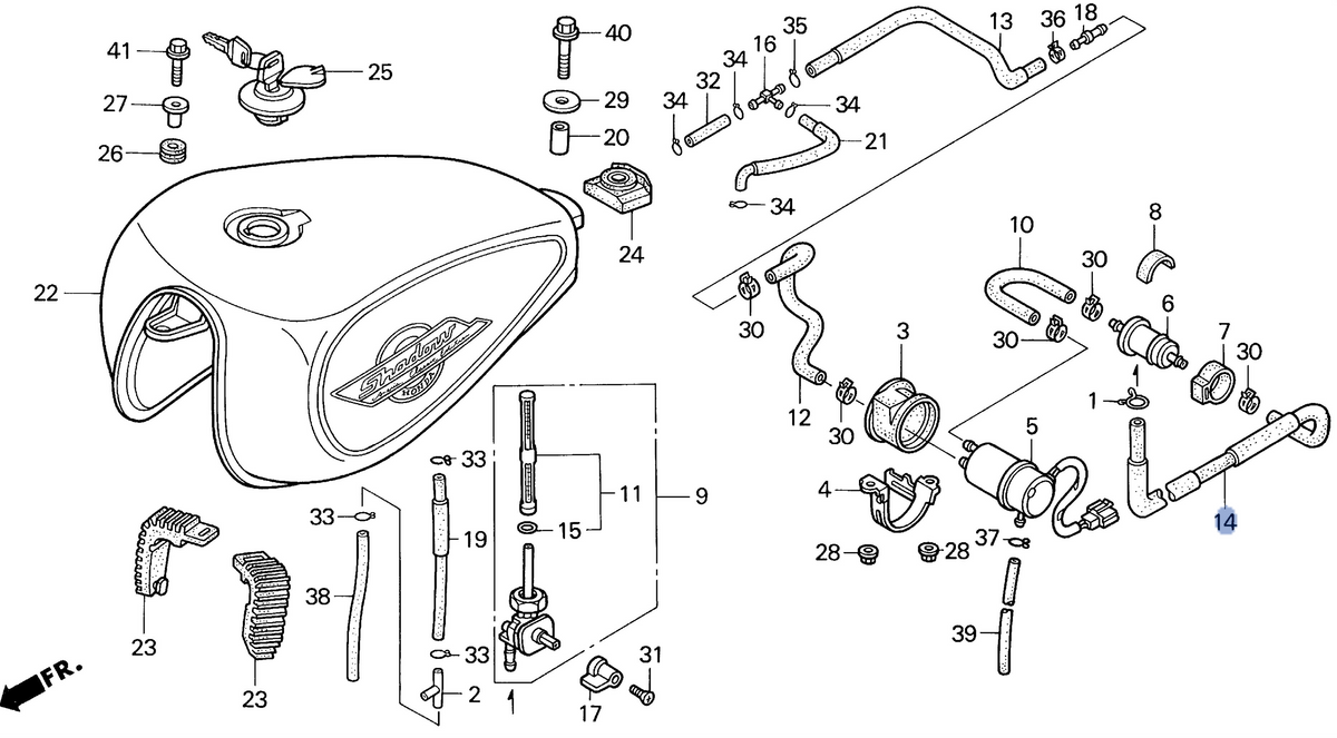 Honda OEM part 16955-MAH-000