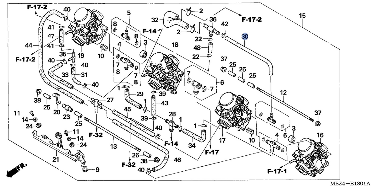 Honda OEM part 16955-MEC-505