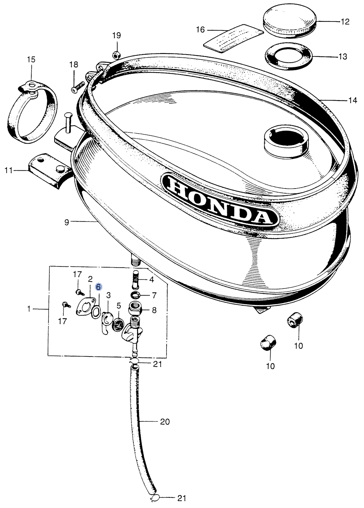 Honda OEM part 16956-ZE1-811