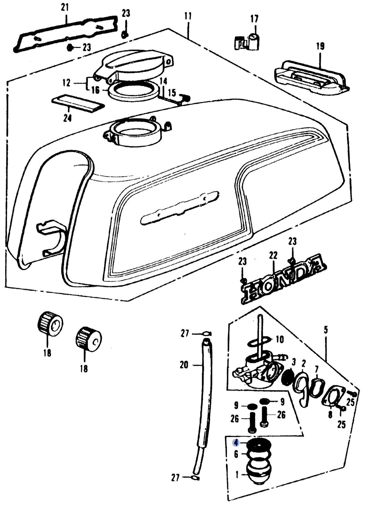 Honda OEM part 16957-268-010