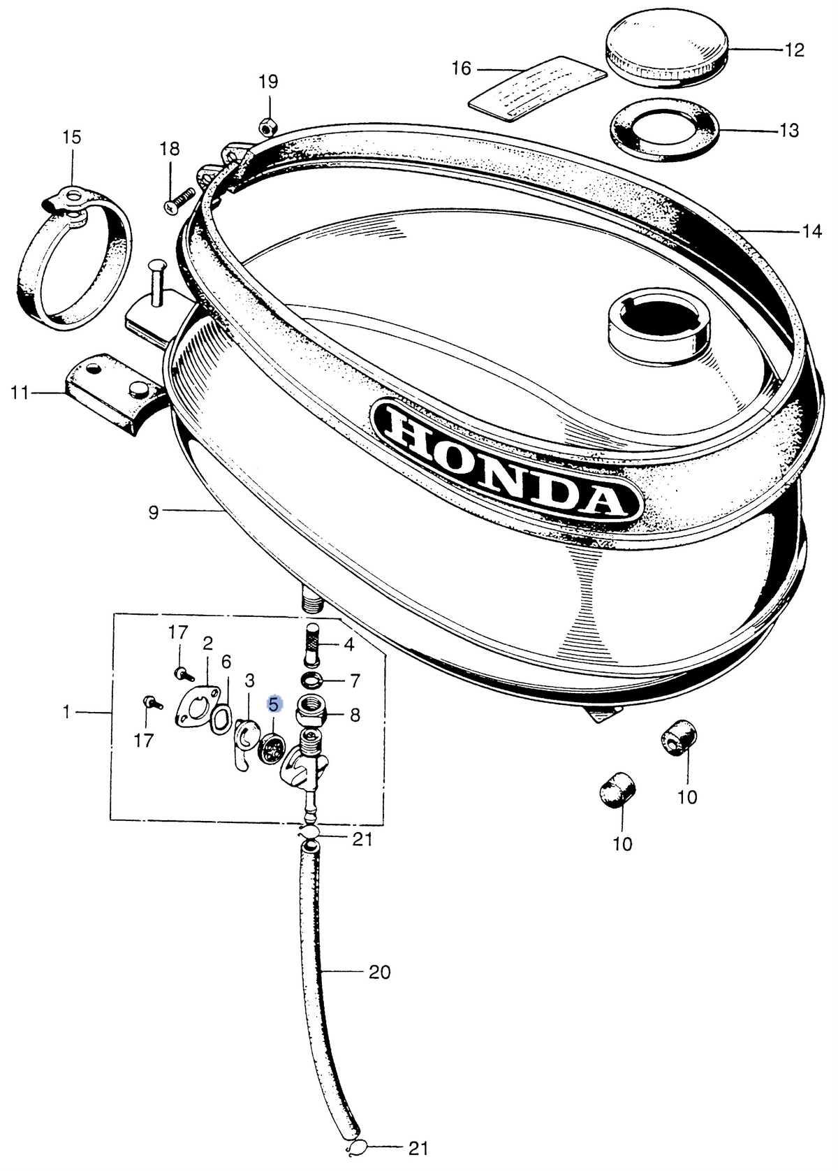 Honda OEM part 16957-ZE1-812
