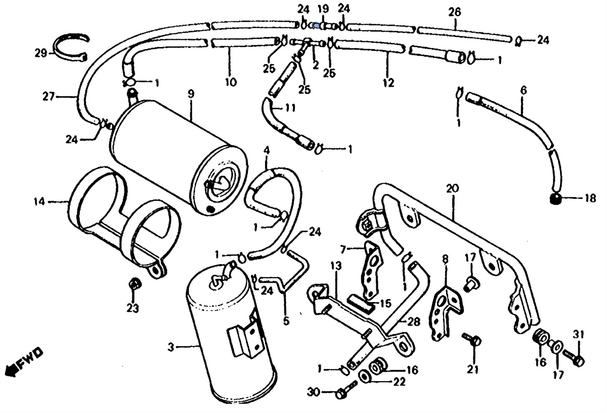 Honda OEM part 16958-MB0-000