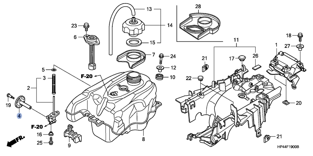 Honda OEM part 16963-HP5-600