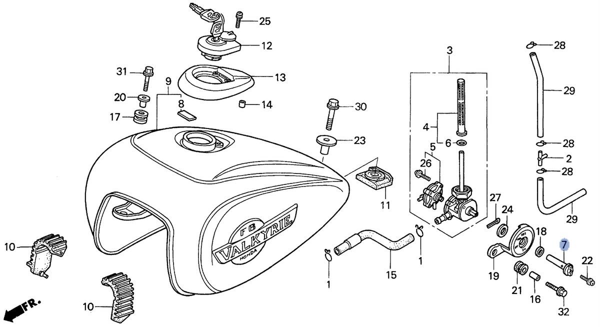 Honda OEM part 16963-MZ0-000
