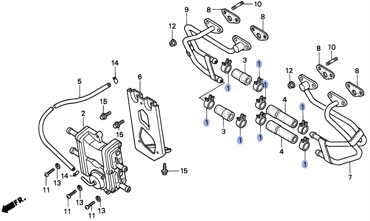 Honda OEM part 16968-MC7-000