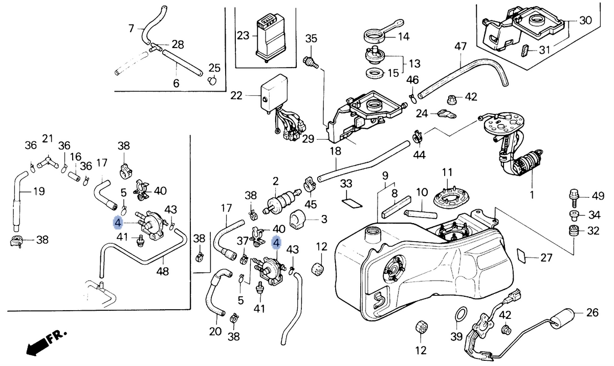 Honda OEM part 16970-MN5-023