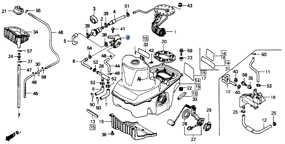 Honda OEM part 16970-MT3-013