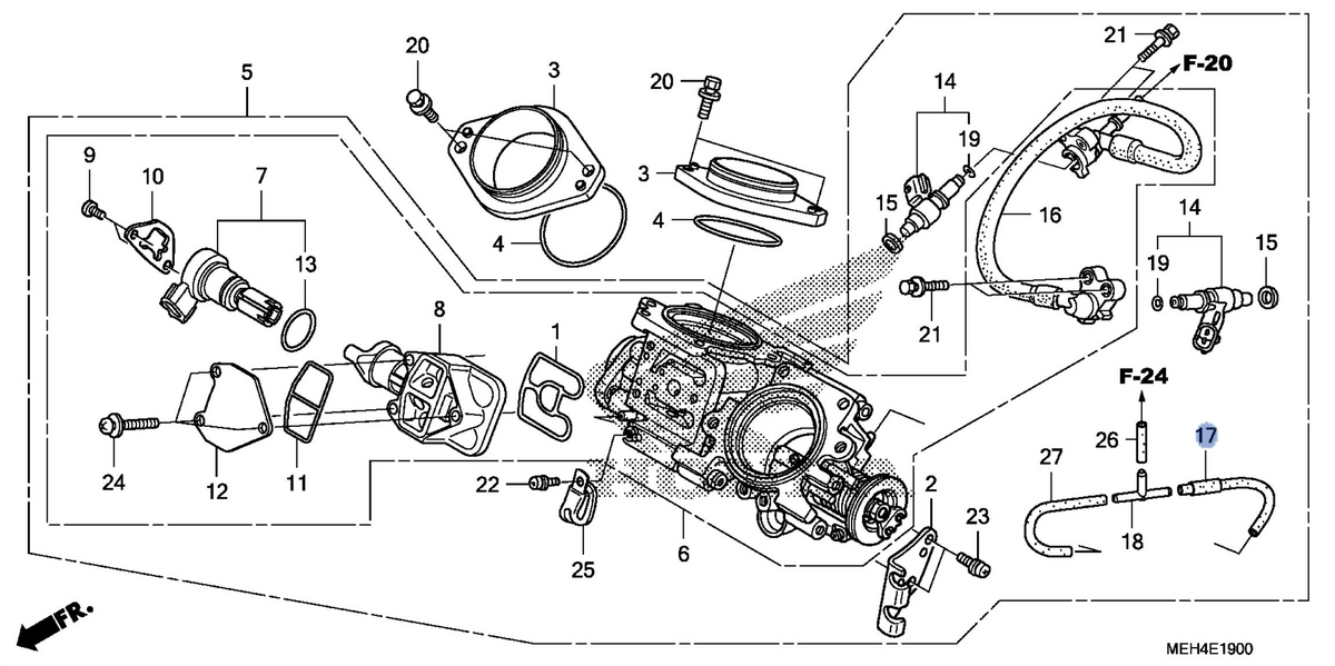 Honda OEM part 16971-MEH-003