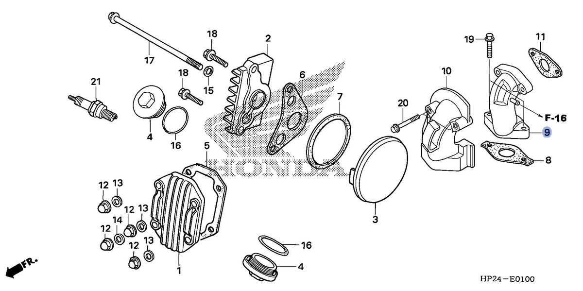 Honda OEM part 17110-HP2-770
