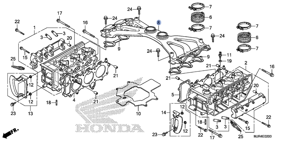 Honda OEM part 17110-MCA-000