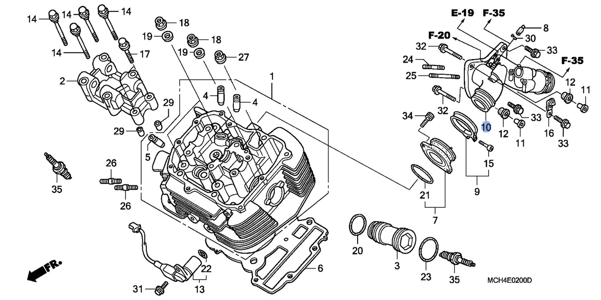 Honda OEM part 17110-MCH-770