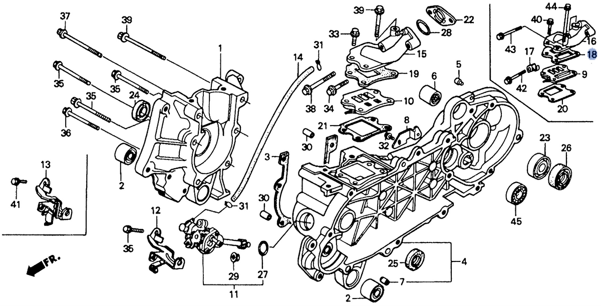 Honda OEM part 17111-GAH-A00