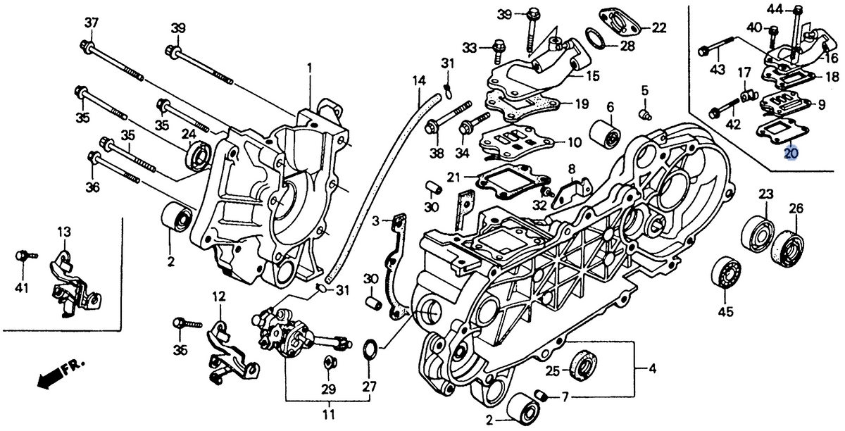 Honda OEM part 17112-GAH-A00