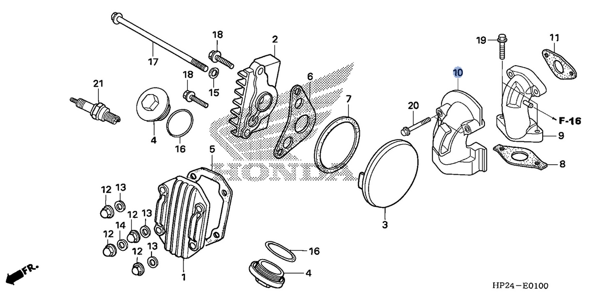 Honda OEM part 17115-HP2-670