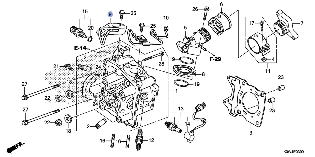 Honda OEM part 17120-K97-T00