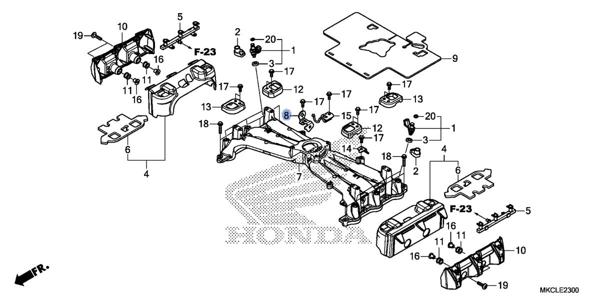 Honda OEM part 17120-MKC-A00