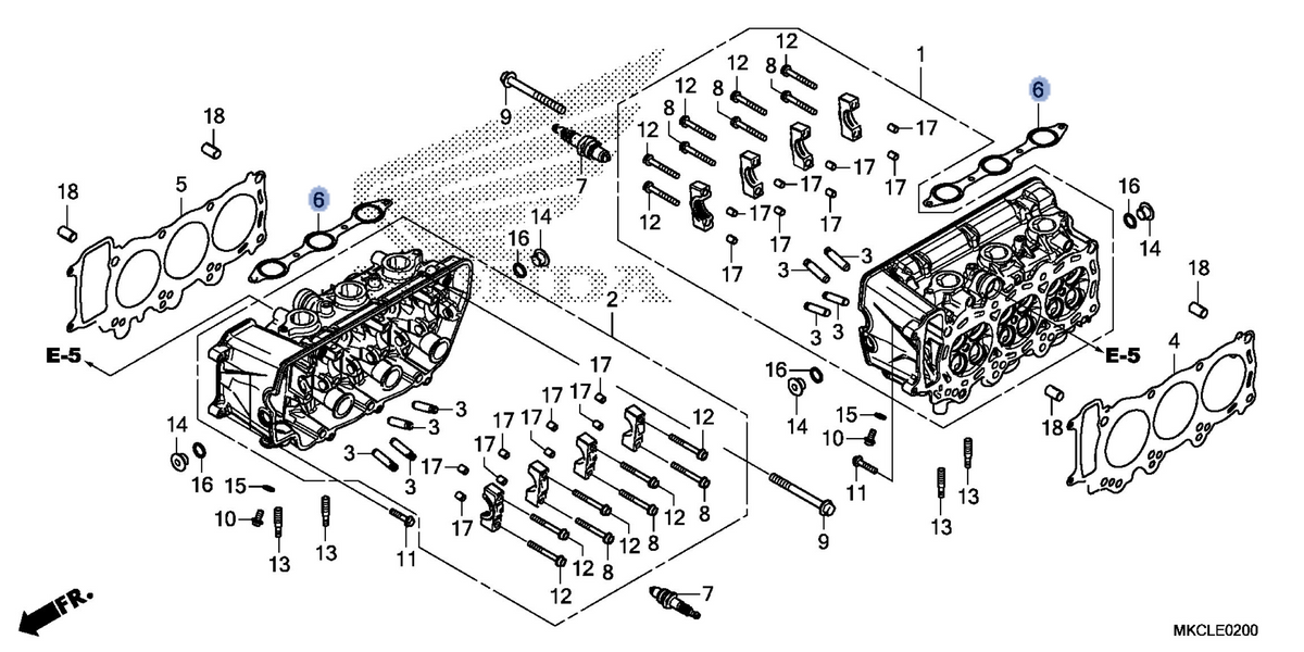 Honda OEM part 17134-MKC-A01
