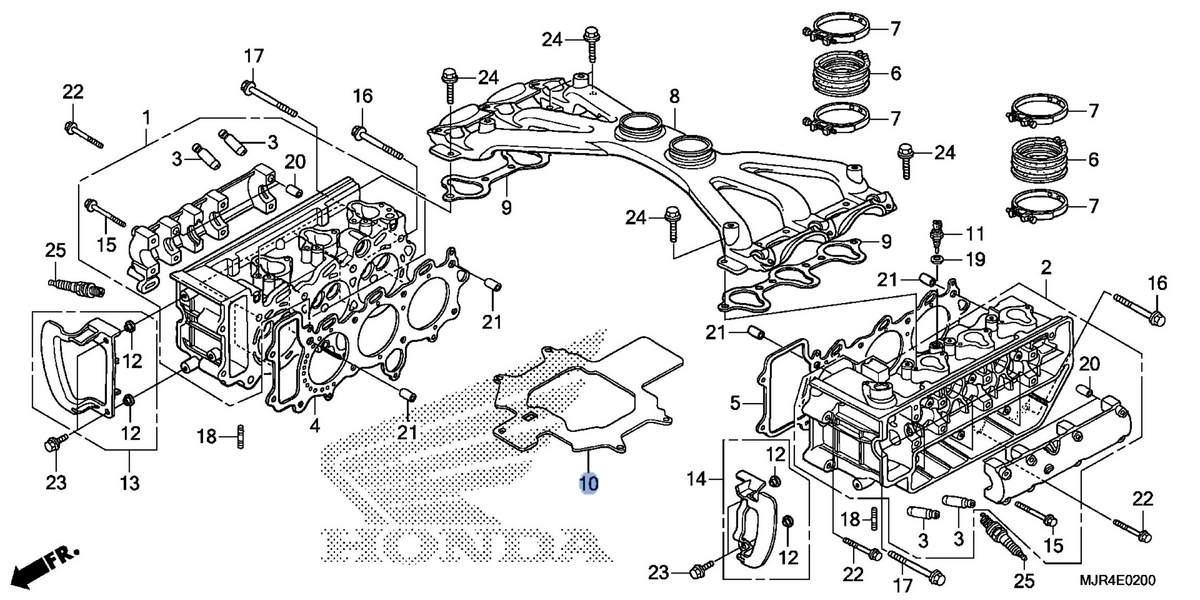 Honda OEM part 17140-MJG-670