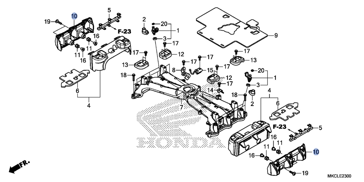 Honda OEM part 17150-MKC-A00