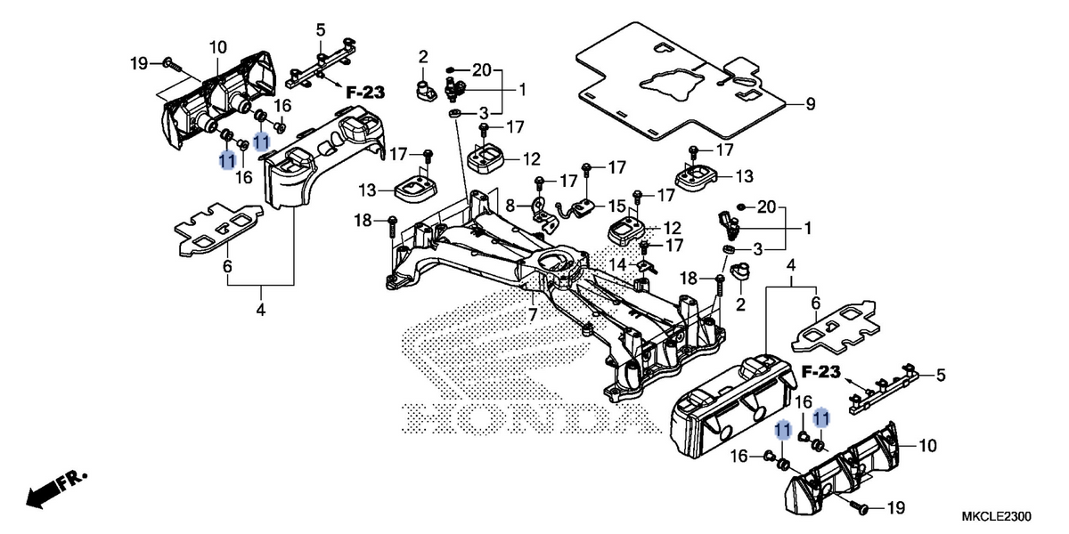 Honda OEM part 17151-MKC-A00