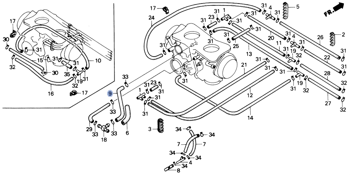 Honda OEM part 17180-MN5-000