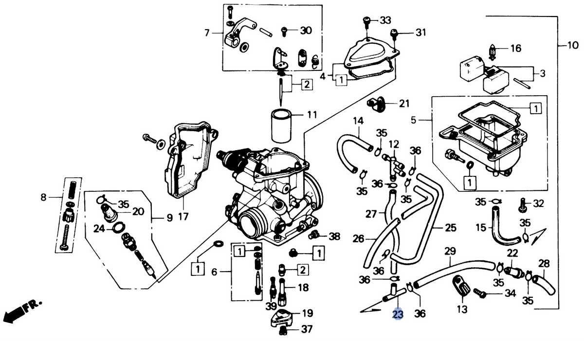 Honda OEM part 17194-MN5-000