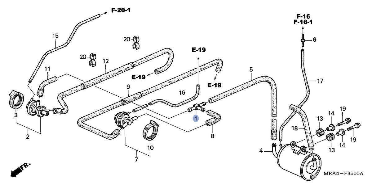 Honda OEM part 17195-MN5-000
