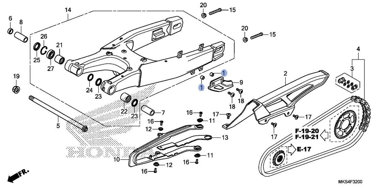 Honda OEM part 17202-ZV4-310