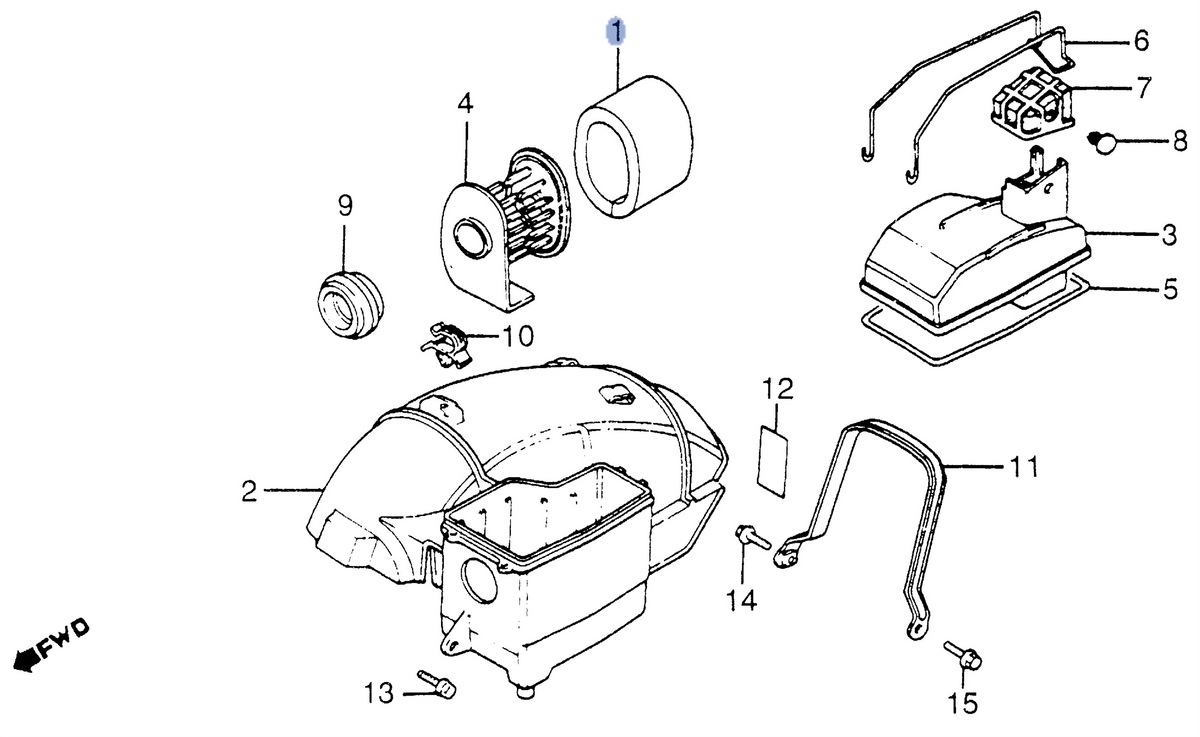 Honda OEM part 17205-GC8-000