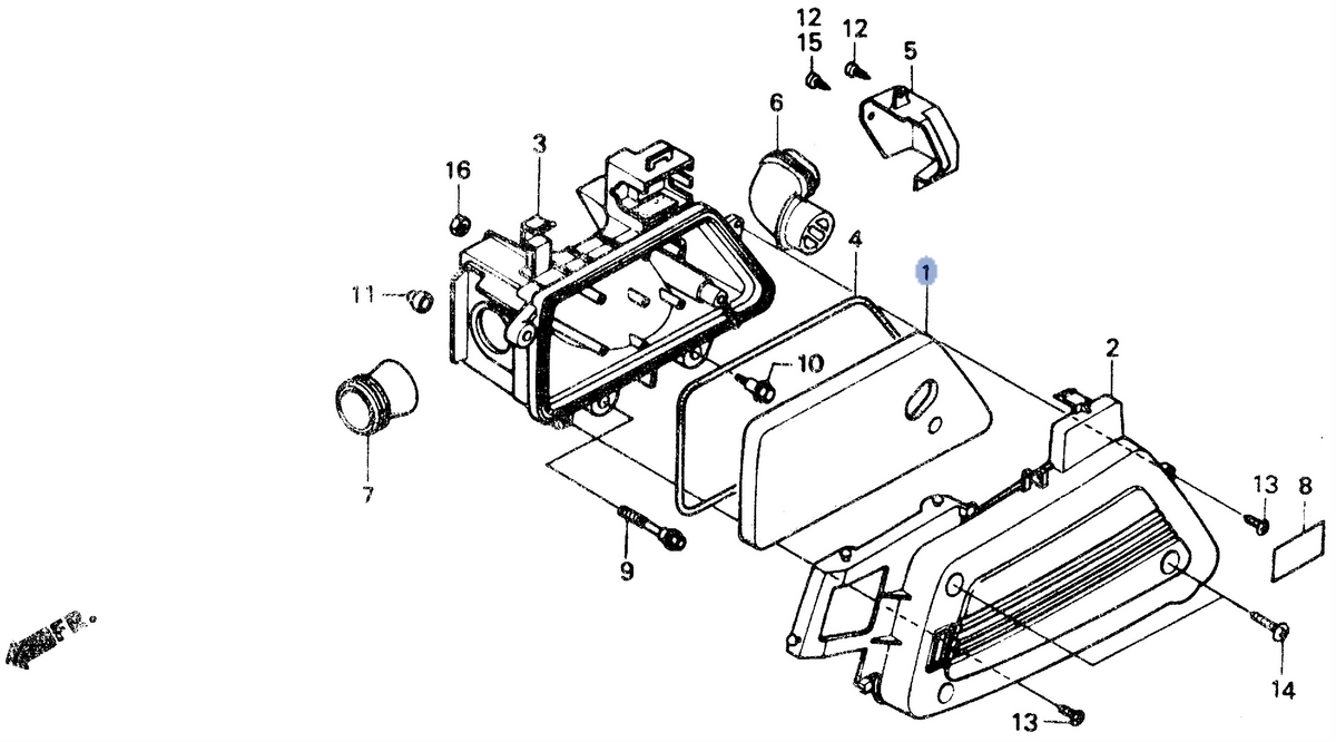 Honda OEM part 17205-GN2-670