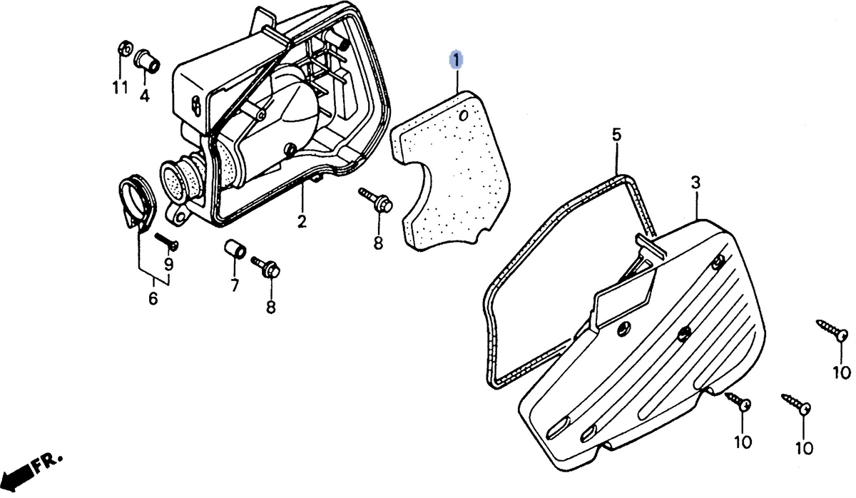 Honda OEM part 17205-GS7-950