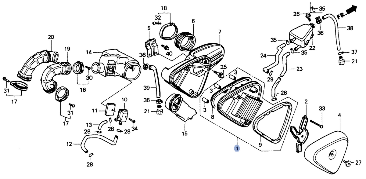 Honda OEM part 17205-MR1-000