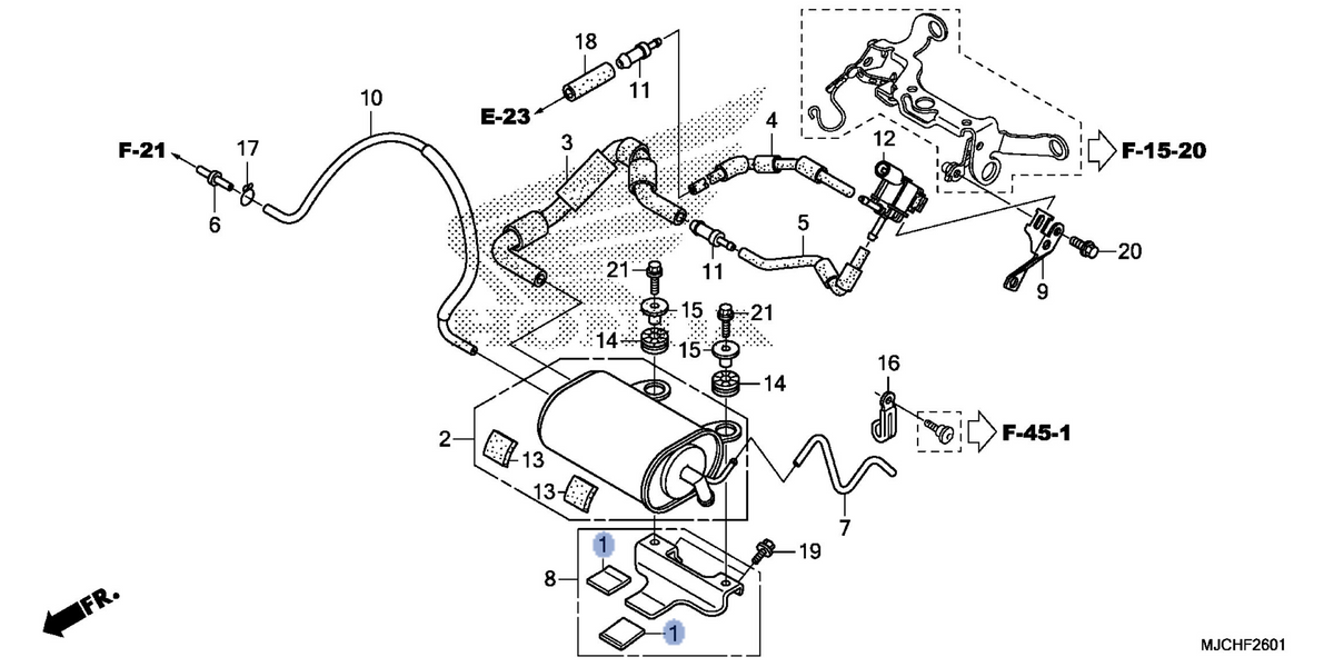 Honda OEM part 17209-GN2-300