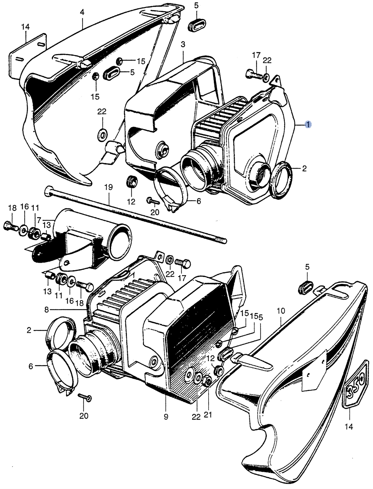 Honda OEM part 17210-310-000